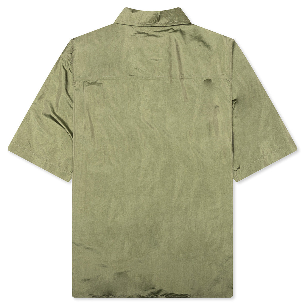 Silk And Nylon Shirt - Grasshopper