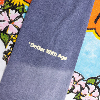 Shit Fuck Raglan Tee Shirt - Multi