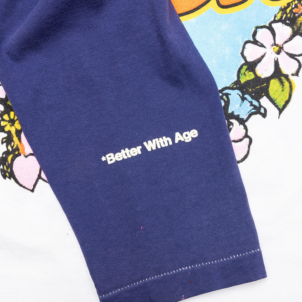 Shit Fuck Raglan Tee Shirt - Multi
