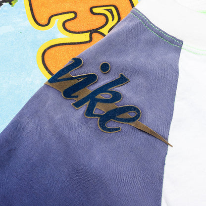 Shit Fuck Raglan Tee Shirt - Multi