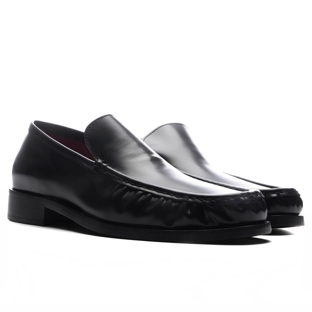 Leather Loafers - Black