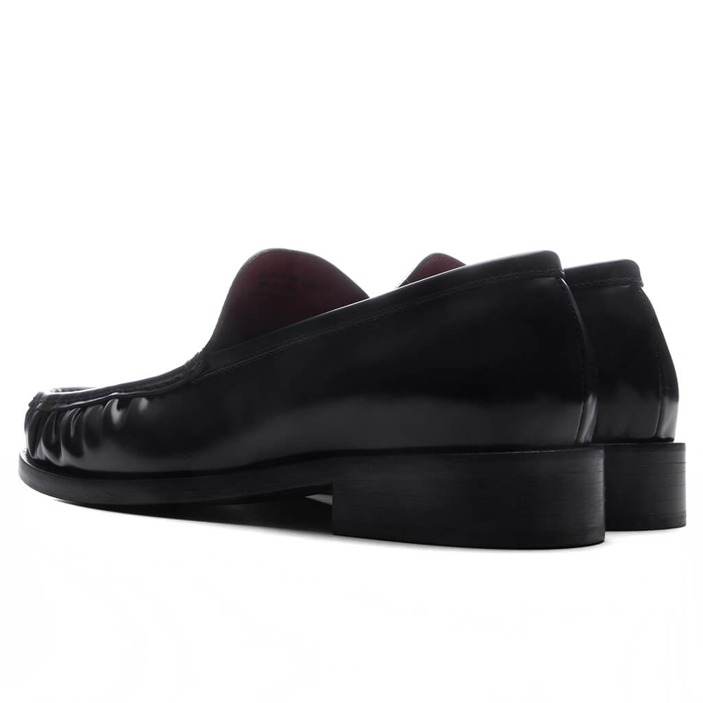 Leather Loafers - Black