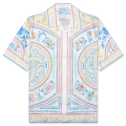 Short Sleeve Cuban Collar Shirt - Crayon Vase