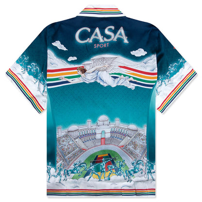 Short Sleeve Cuban Collar Shirt - La Deesse Du Stade