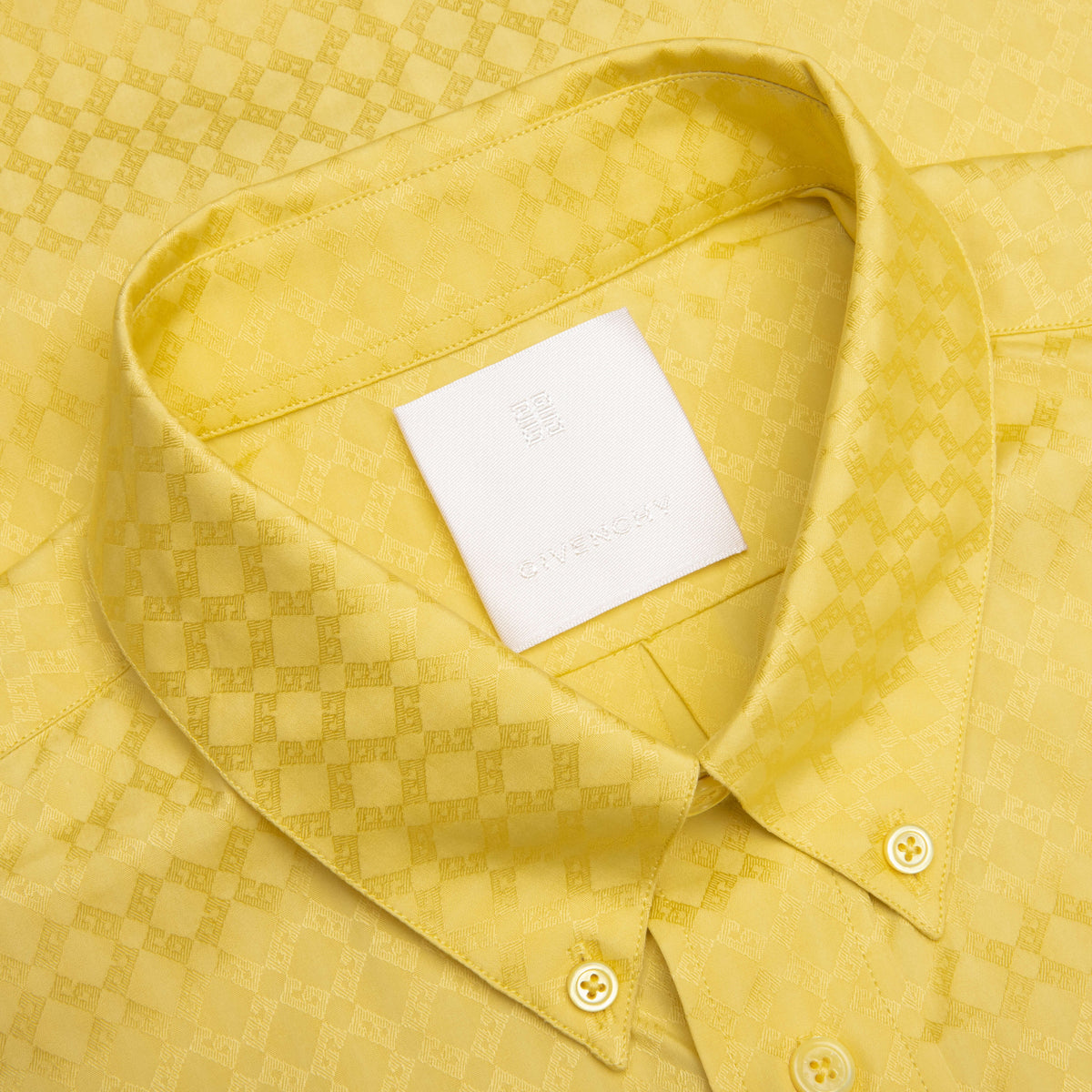 Monogram 72 Jacquard Shirt - Banana