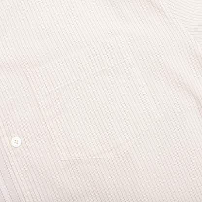 Short Sleeves Asymetric Shirt - Chalk