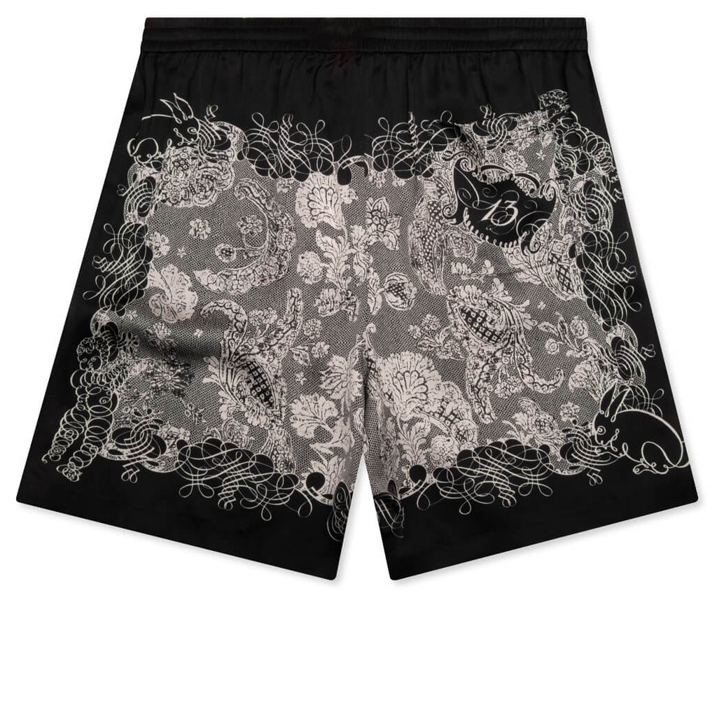 Shorts - Black/Ecru