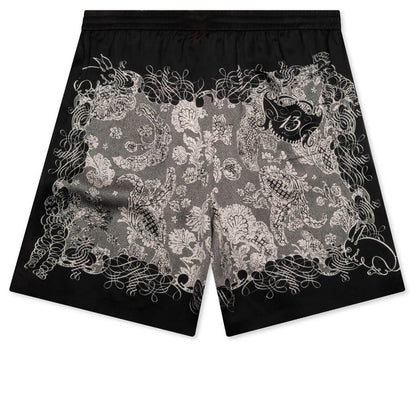 Shorts - Black/Ecru