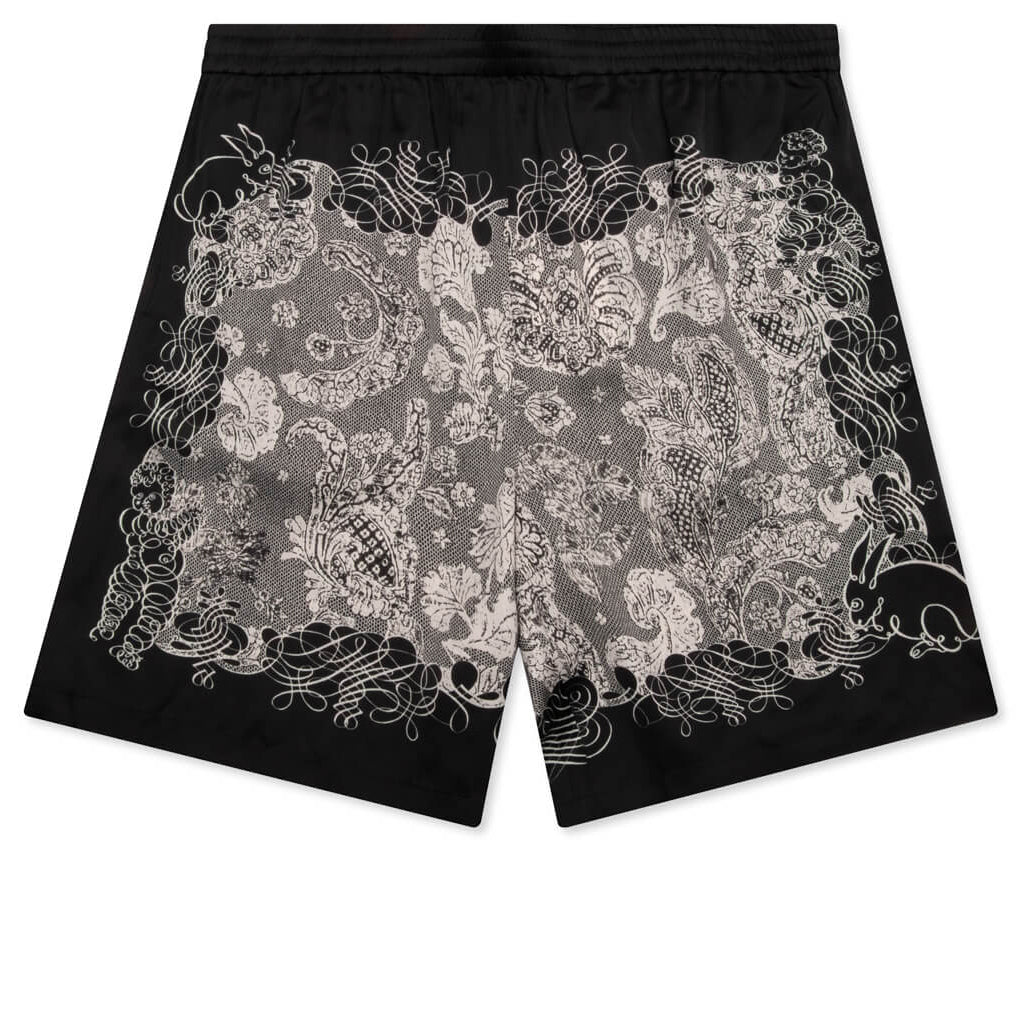 Shorts - Black/Ecru