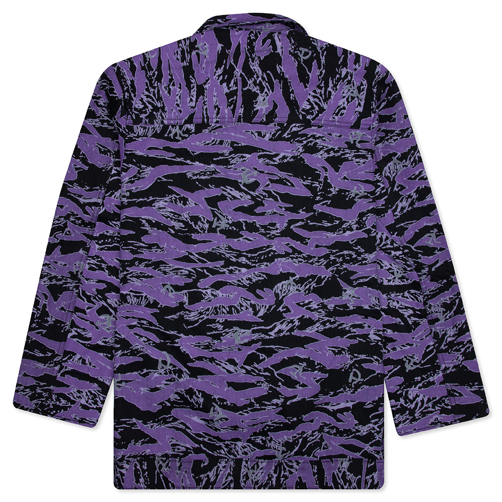 Sickle Camo Jacket - Purple Snow Camo