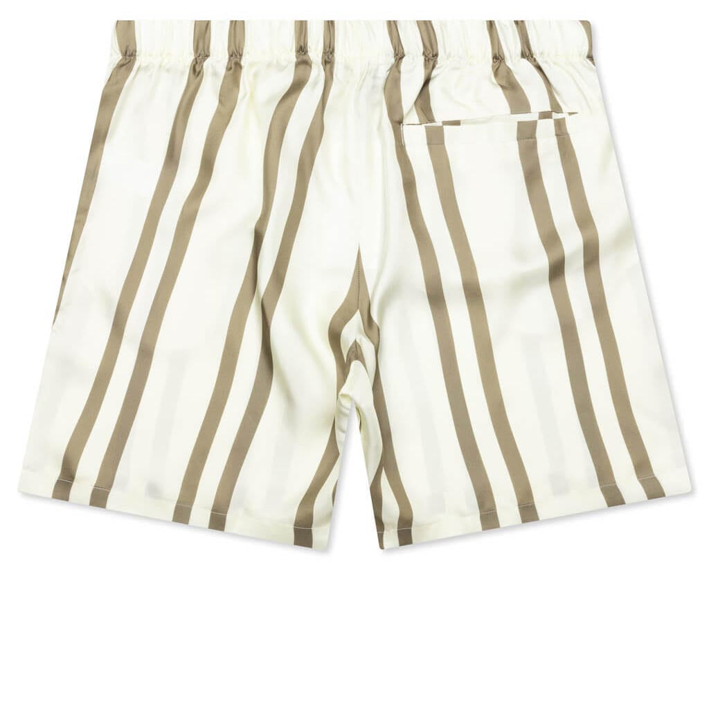 Silk Short - Bark Stripe/Salt