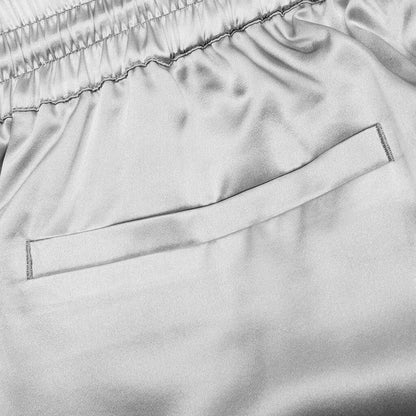 Jean Silk Short - Silver