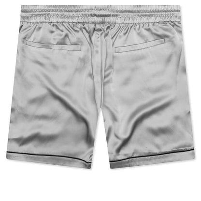 Jean Silk Short - Silver