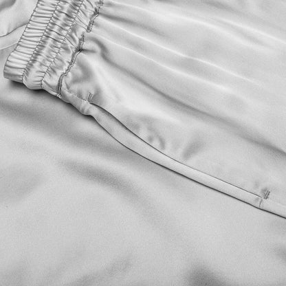 Jean Silk Short - Silver