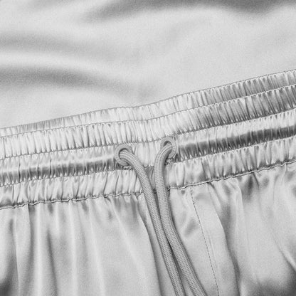 Jean Silk Short - Silver