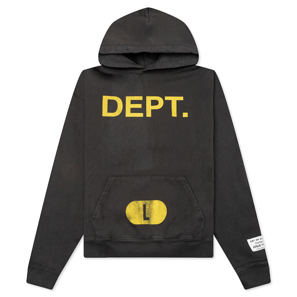 Size Logo Hoodie - Black
