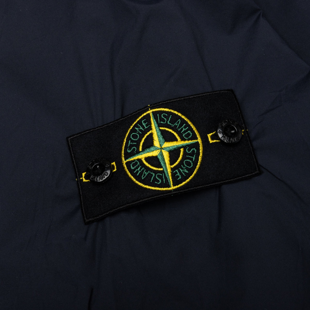 Skin Touch Nylon Bomber Jacket - Navy Blue