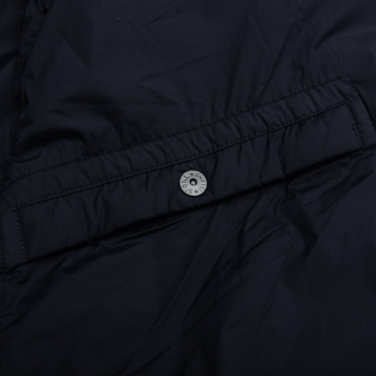 Skin Touch Nylon Bomber Jacket - Navy Blue