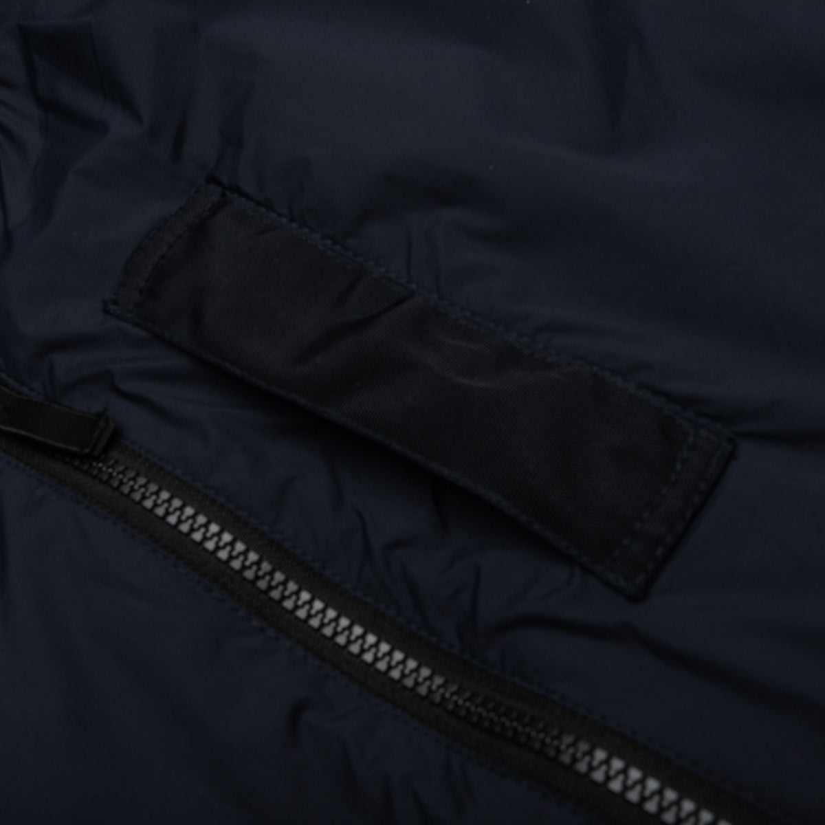 Skin Touch Nylon Bomber Jacket - Navy Blue