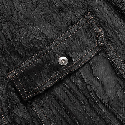Sl Tommy Jumbo Sleeveless Denim Jacket - Parchment/Black
