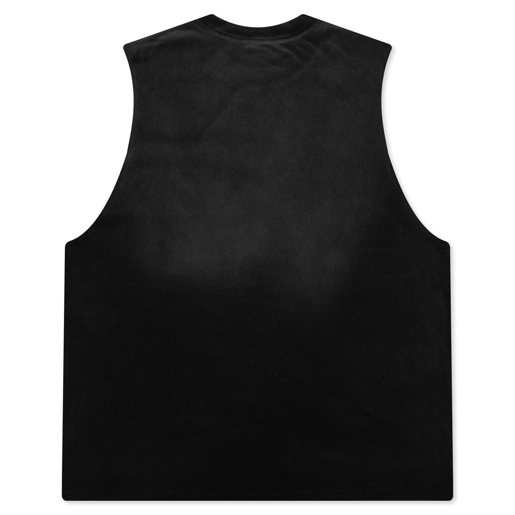 The Dean Sleeveless Tee - Pigment Black
