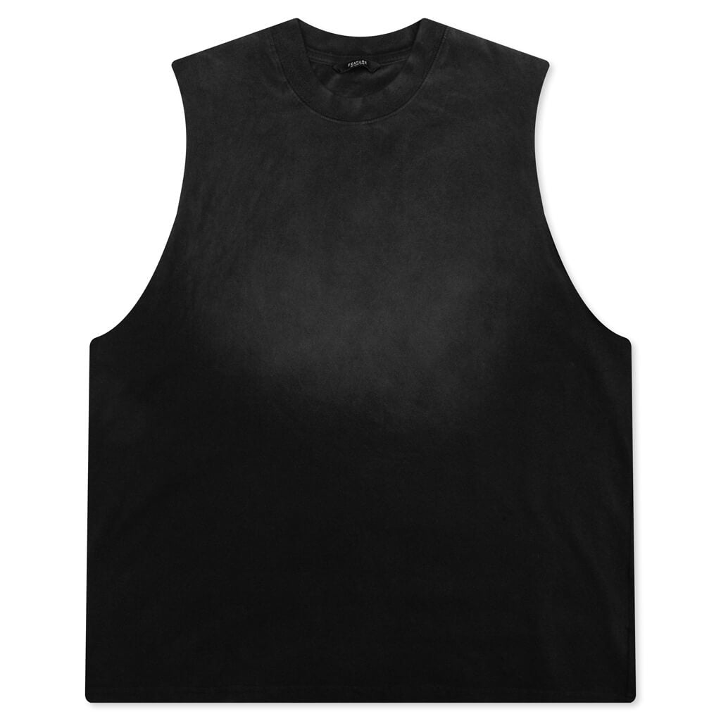 The Dean Sleeveless Tee - Pigment Black