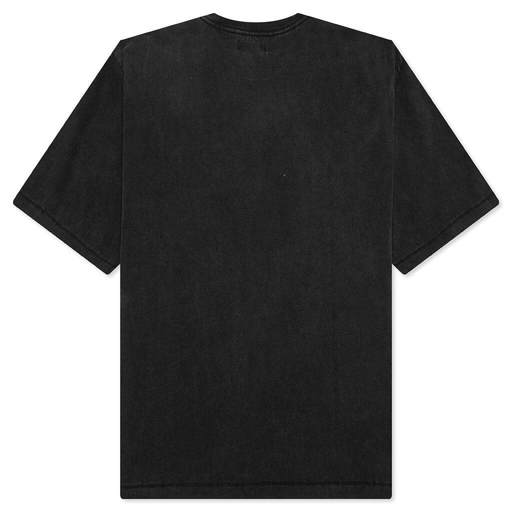Smiley Full Face T-Shirt - Washed Black