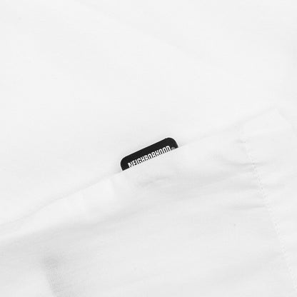 Solid Color Hawaiian S/S Shirt - White