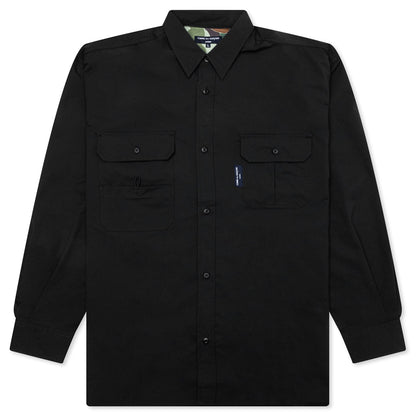Solotex Pocket L/S Shirt - Black
