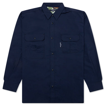 Solotex Pocket L/S Shirt - Blue
