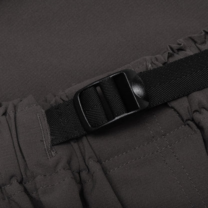 Multi-Pocket Belted 2 Way Pant - Charcoal