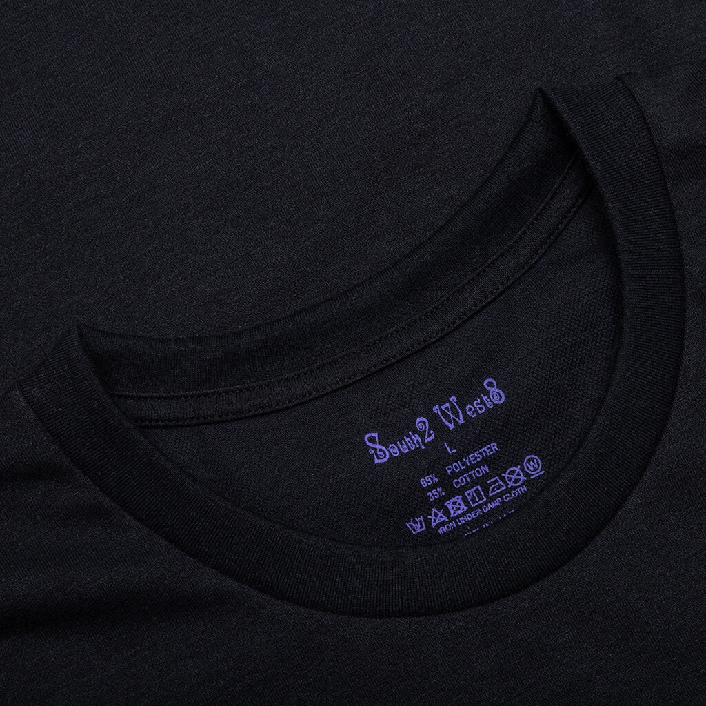 Round Pocket S/S Tee - Black