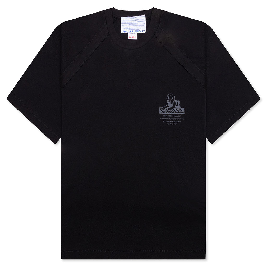 Sphinx Raglan Tee - Black