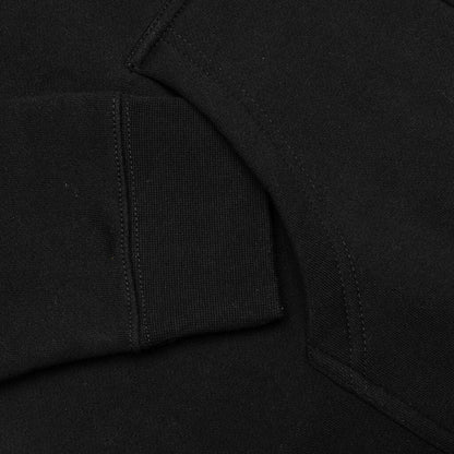 Spike Zip Hoodie - Black