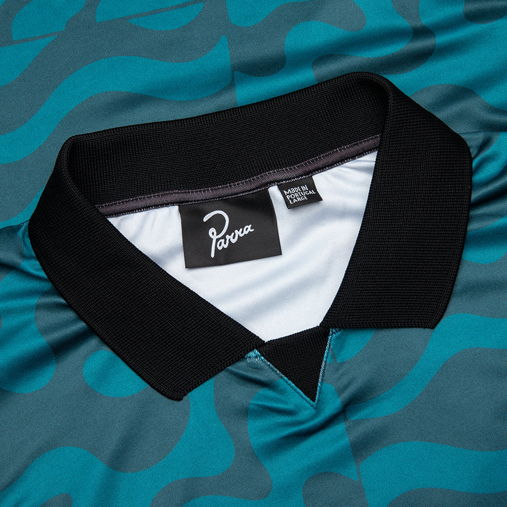 Sports Flage Polo Shirt - Deep Sea Green