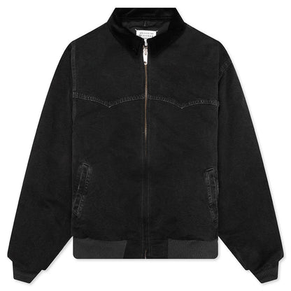 Yoke Caban Jacket - Washed Black
