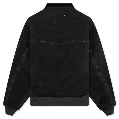 Yoke Caban Jacket - Washed Black
