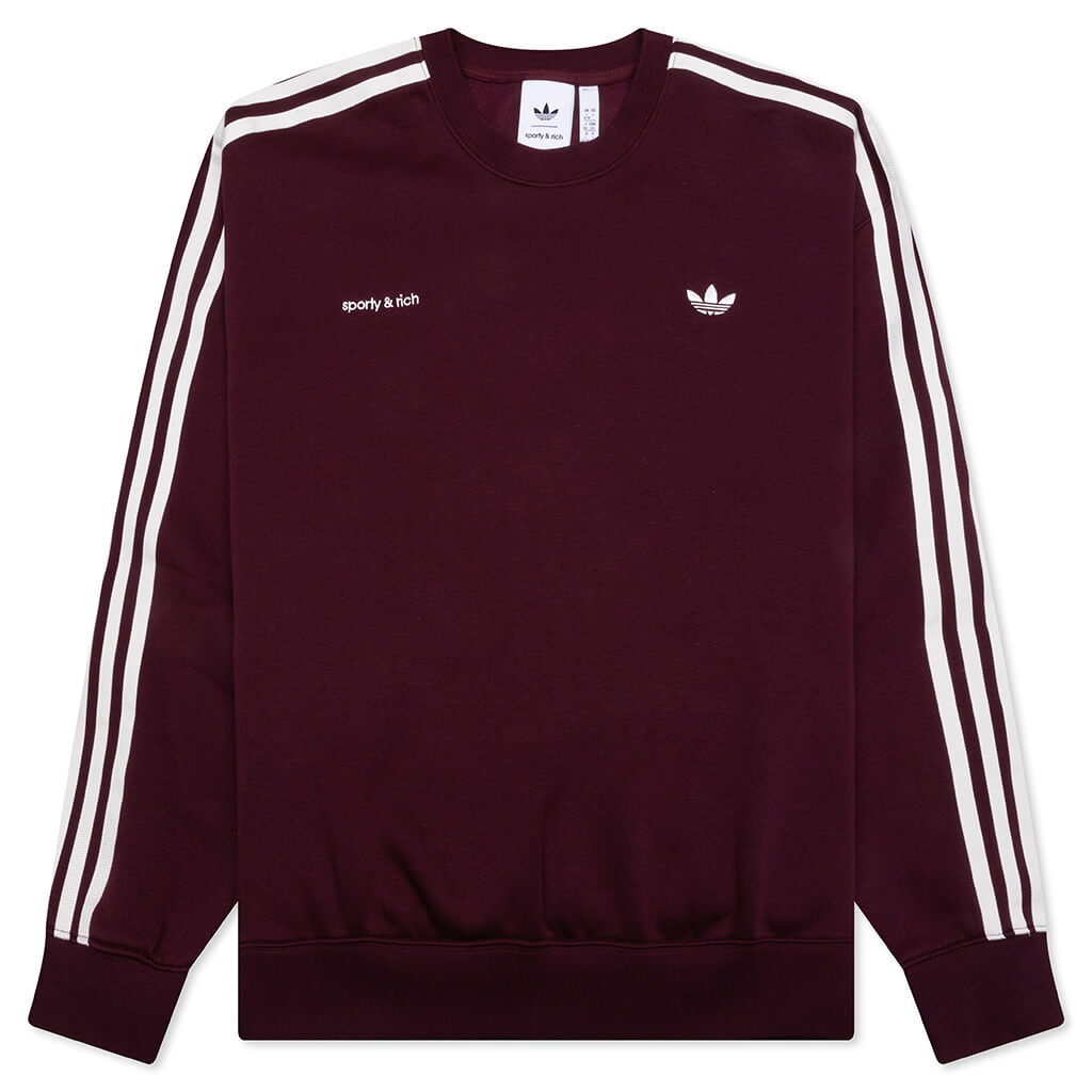 Adidas x Sporty & Rich Sweatshirt - Maroon