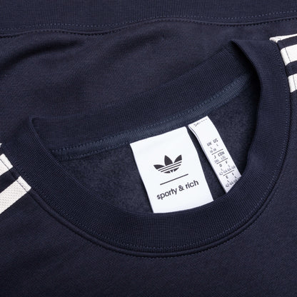 Adidas x Sporty & Rich Sweatshirt - Night Navy