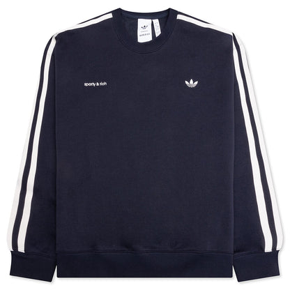 Adidas x Sporty & Rich Sweatshirt - Night Navy