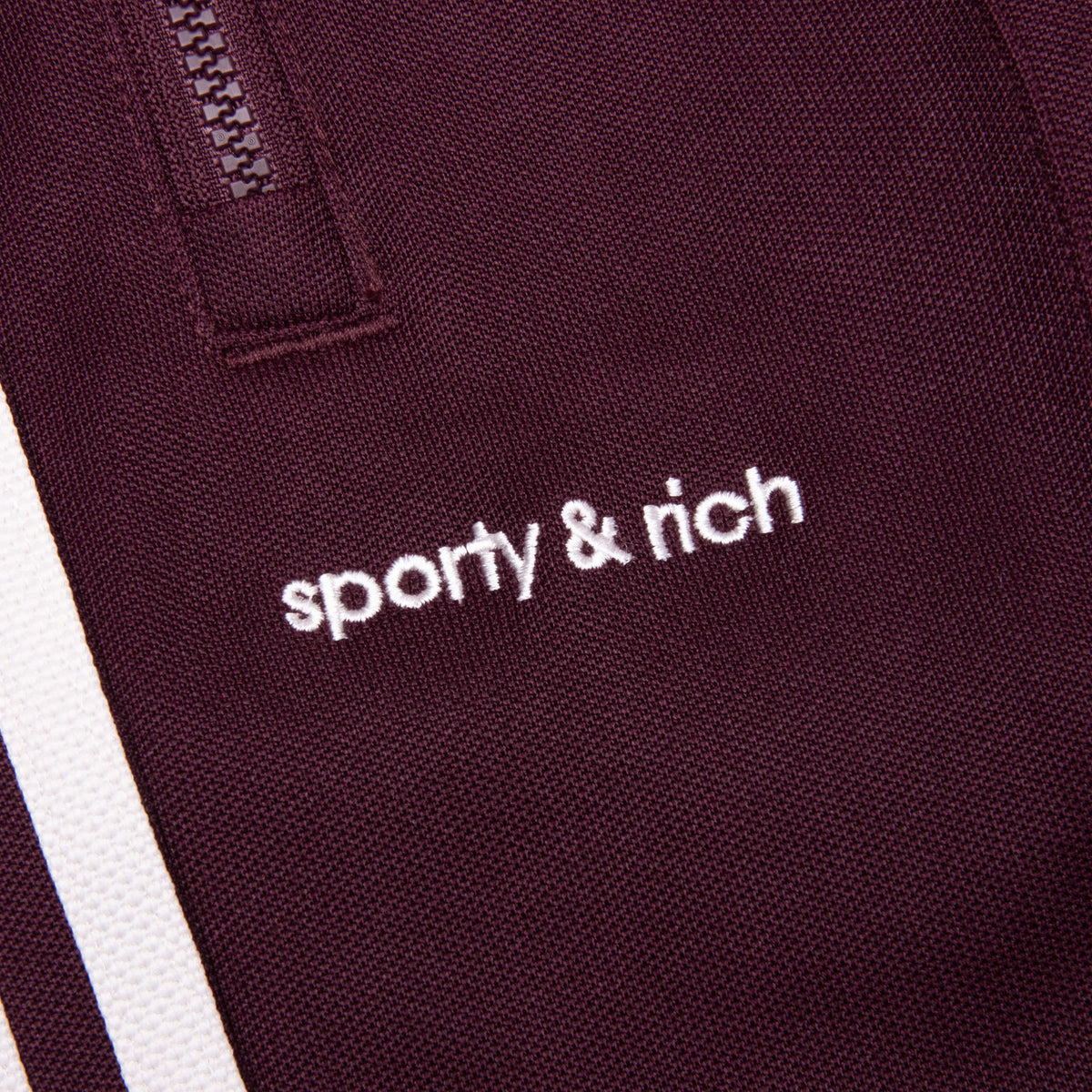 Adidas x Sporty & Rich Track Pant - Maroon