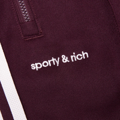 Adidas x Sporty & Rich Track Pant - Maroon