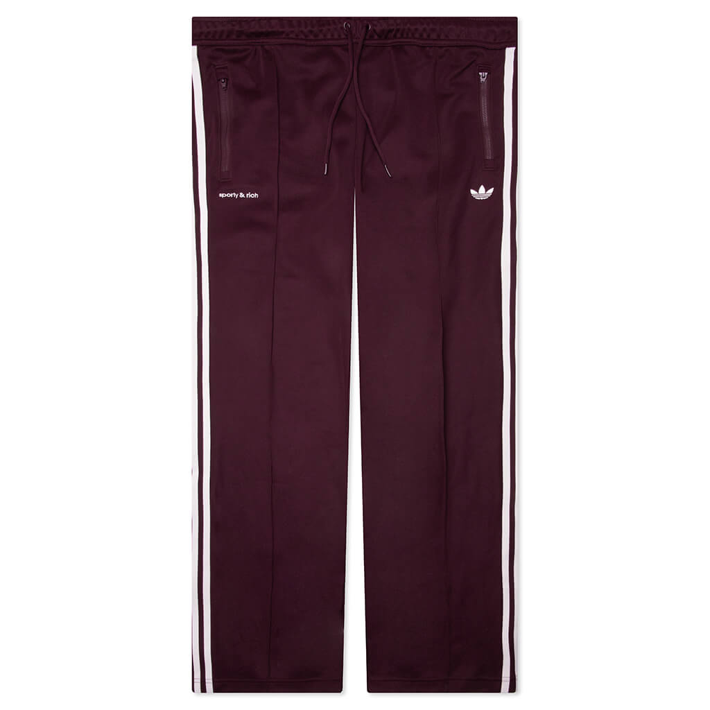 Adidas x Sporty & Rich Track Pant - Maroon