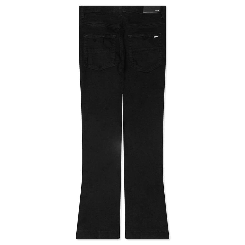 Stack Kick Flare Jean - Black