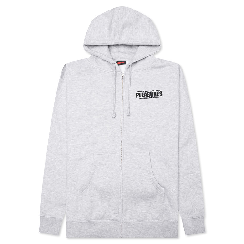 Staff Zip Hoodie - Heather Grey
