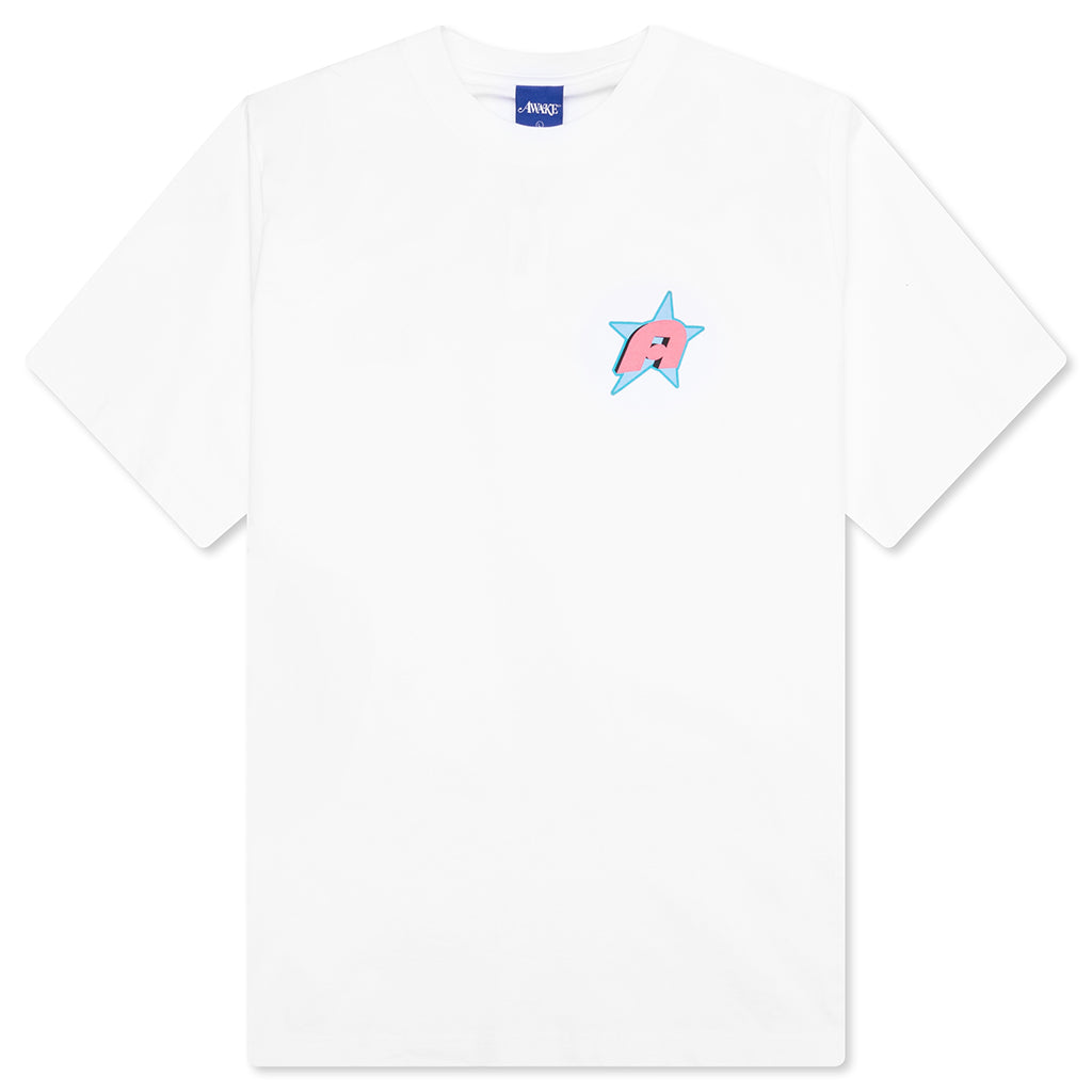 Star A S/S Tee - White