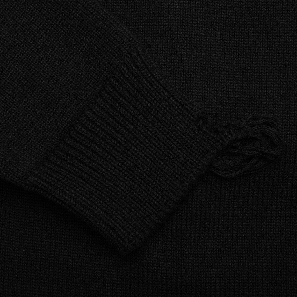 Star Embroidered 4G Logo Cardigan - Black/White