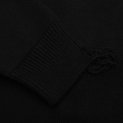 Star Embroidered 4G Logo Cardigan - Black/White