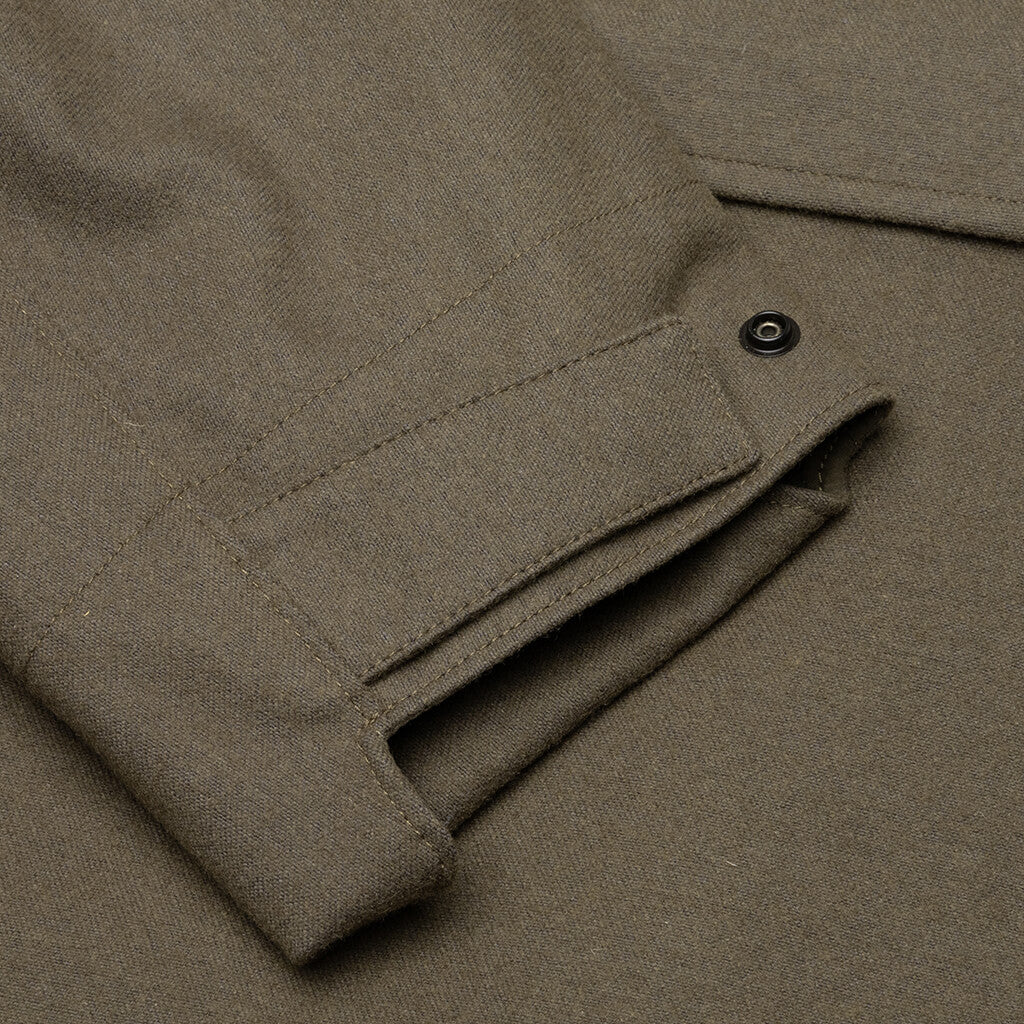 Real Down Jacket 442F1 - Military Green