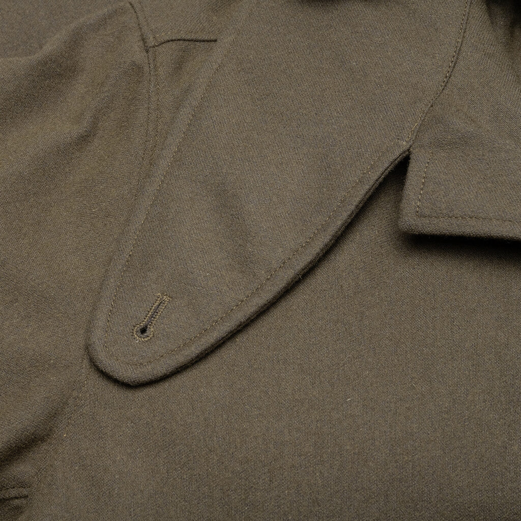 Real Down Jacket 442F1 - Military Green